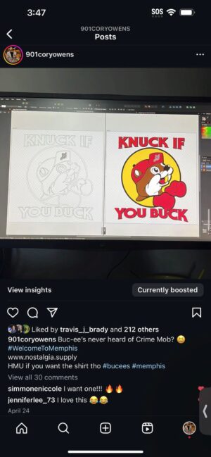 Buc-ee's Knuck if you Buck Bucees Official Original Tee Shirt Design